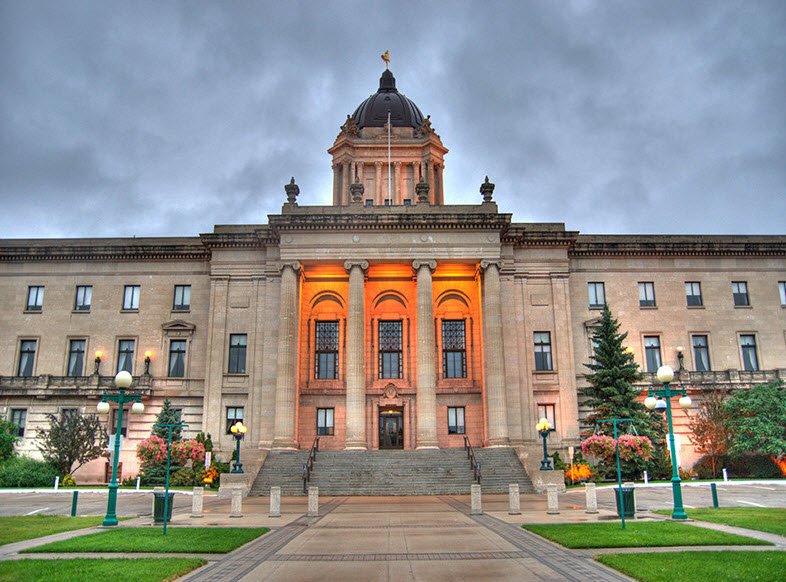 Manitoba Legislative Building, Winnipeg, Manitoba, Canada